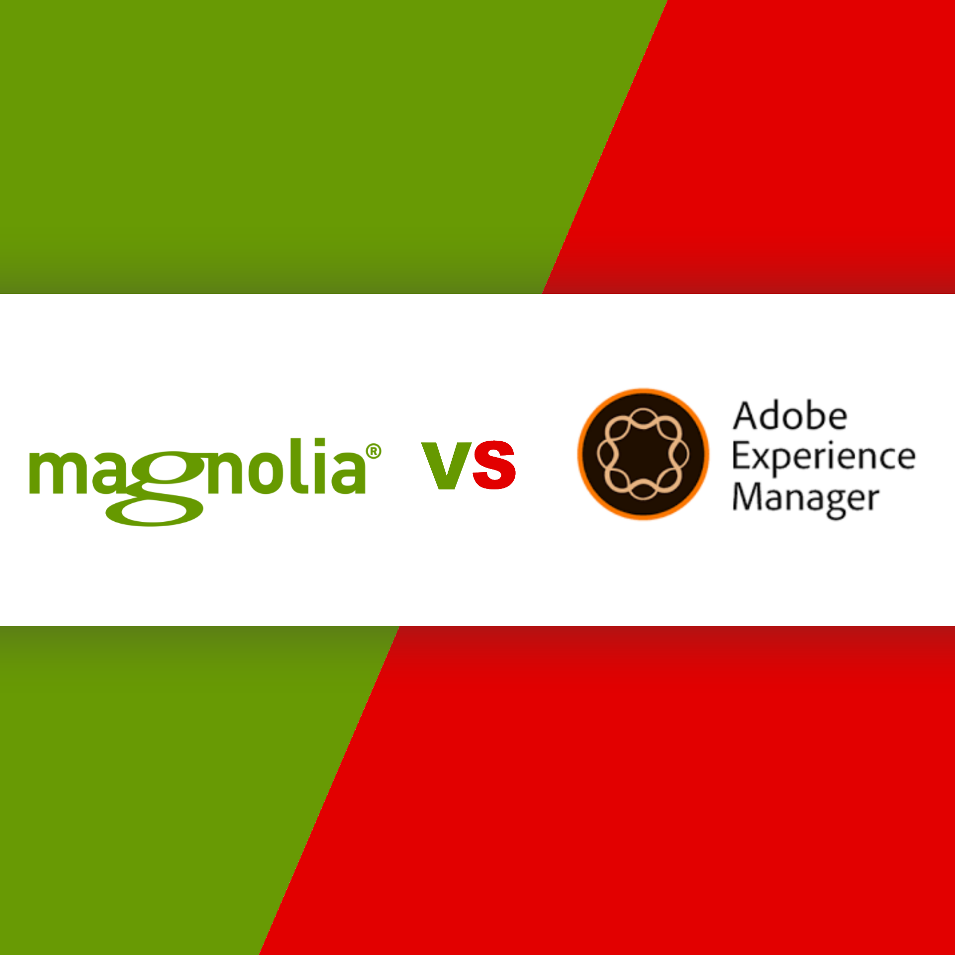 CMS Magnolia Logo versus AEM Logo